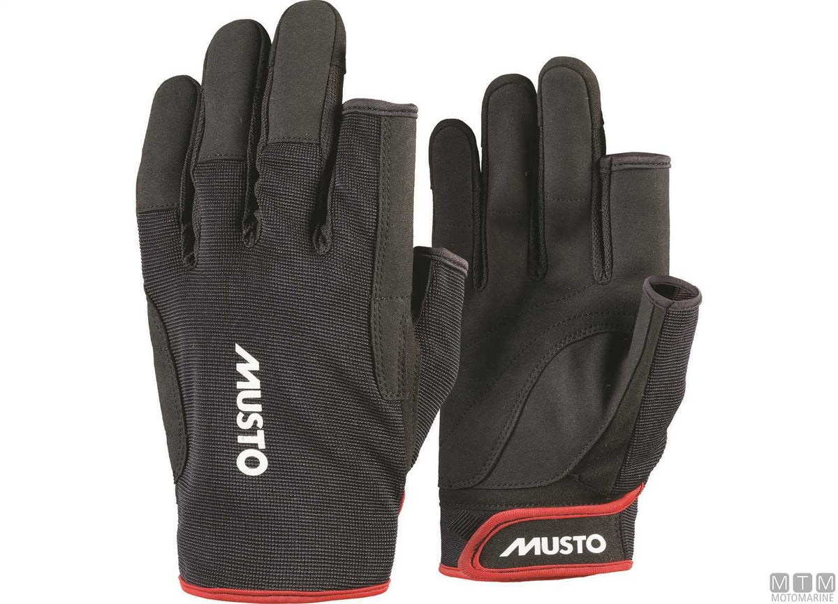 Musto Essential Sailing 2.0 Full Finger Gloves 990 Black M - original photo Motomarine Srl