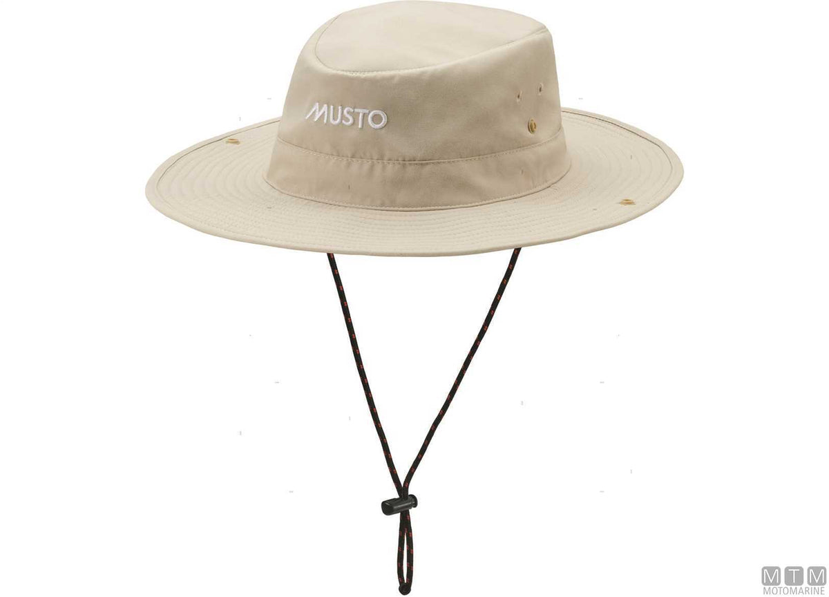 Musto Fast Dry Brimmed Hat 812 Beige S/M - original photo Motomarine Srl