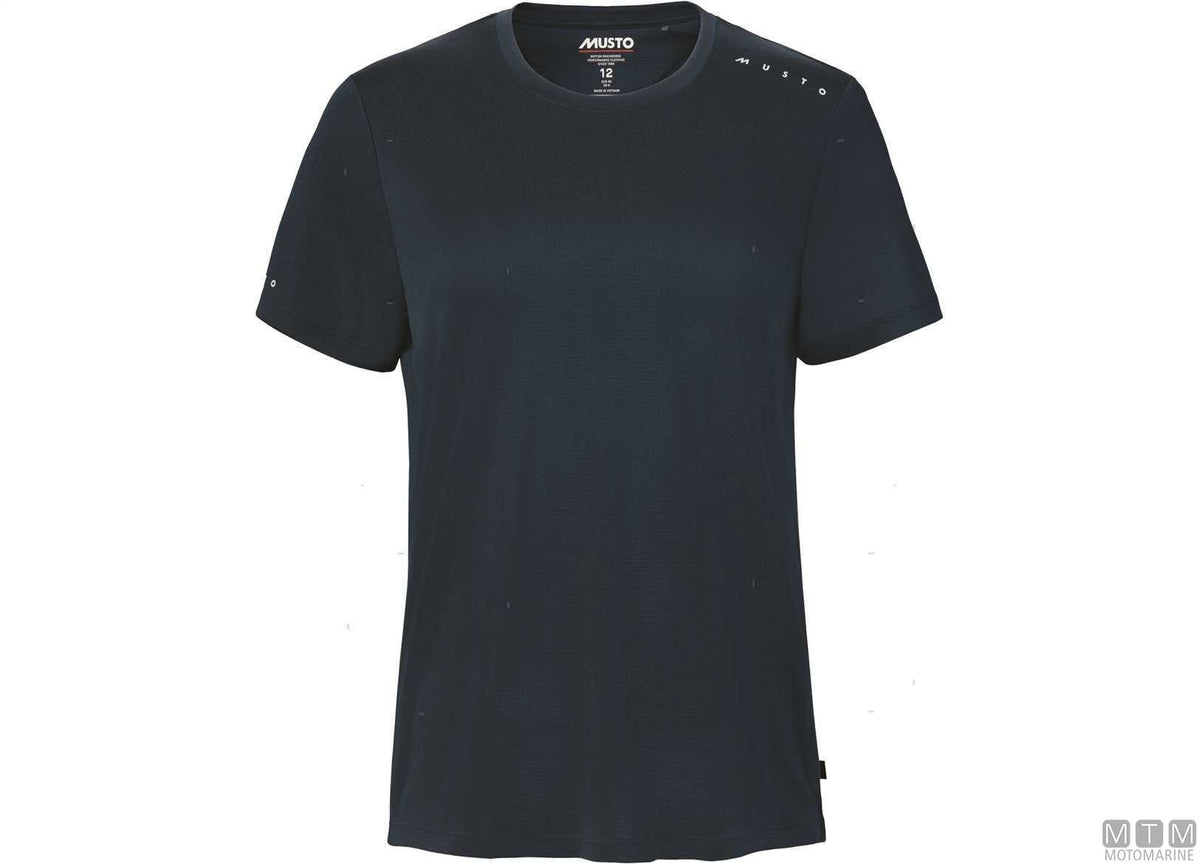 Musto Crew Sunblock Women's T-shirt 597 navy blue S - original photo Motomarine Srl