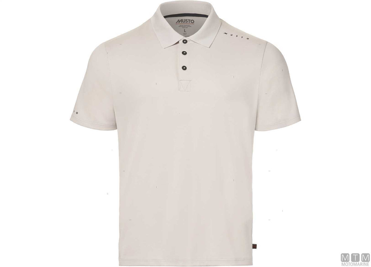 Musto Crew Sunblock Polo 002 white M - original photo Motomarine Srl