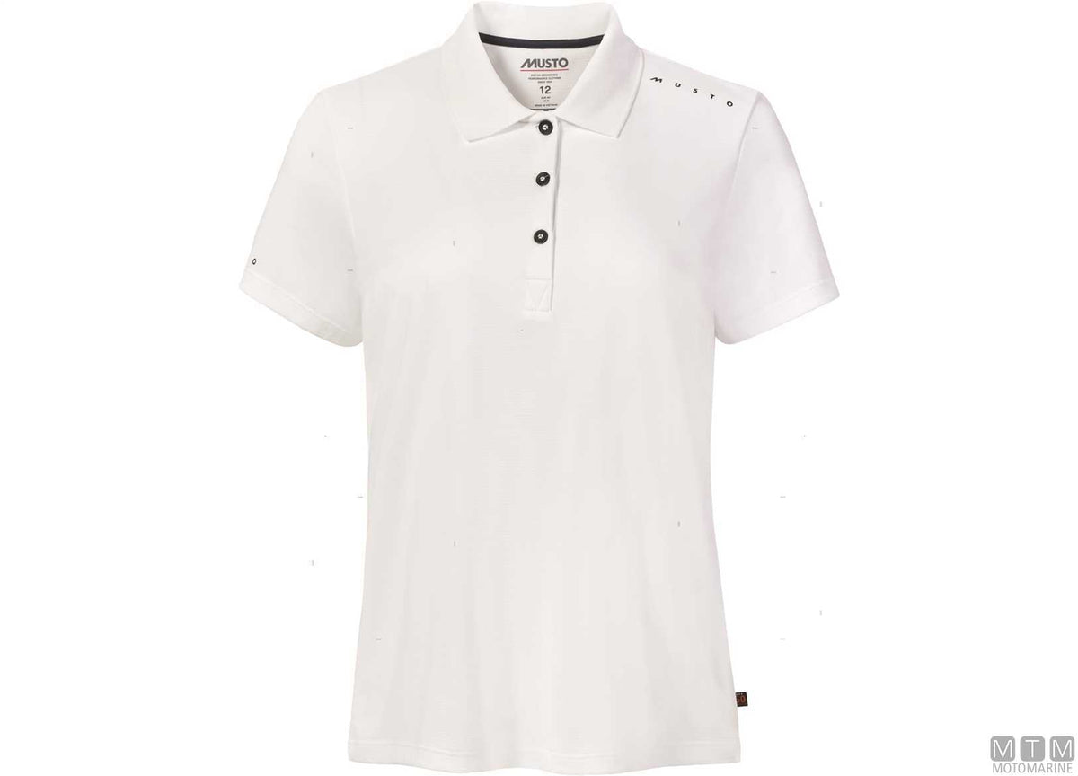 Musto Crew Sunblock Women's Polo 597 navy blue L - original photo Motomarine Srl