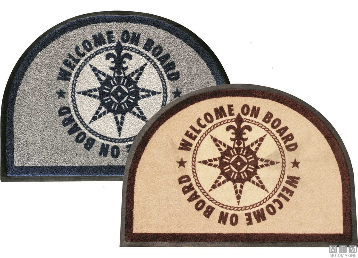 Rug MB Board Round brown 70x50 cm - original photo Motomarine Srl