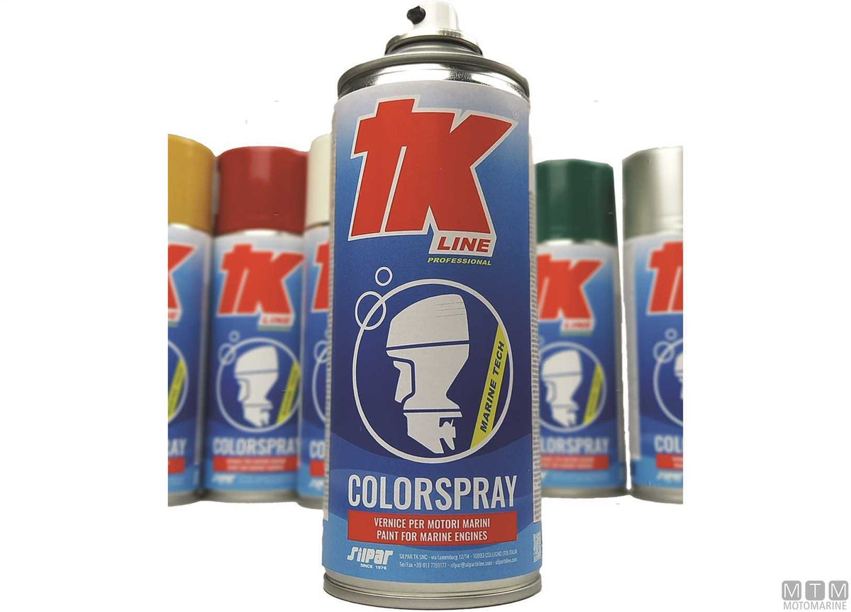 Spray paint TK for engines Light Grey - original photo Motomarine Srl