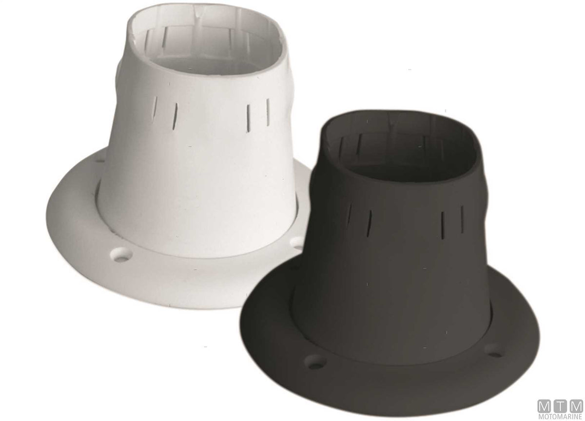 Bulkhead fitting cover clamp black Ø105 mm - original photo Motomarine Srl