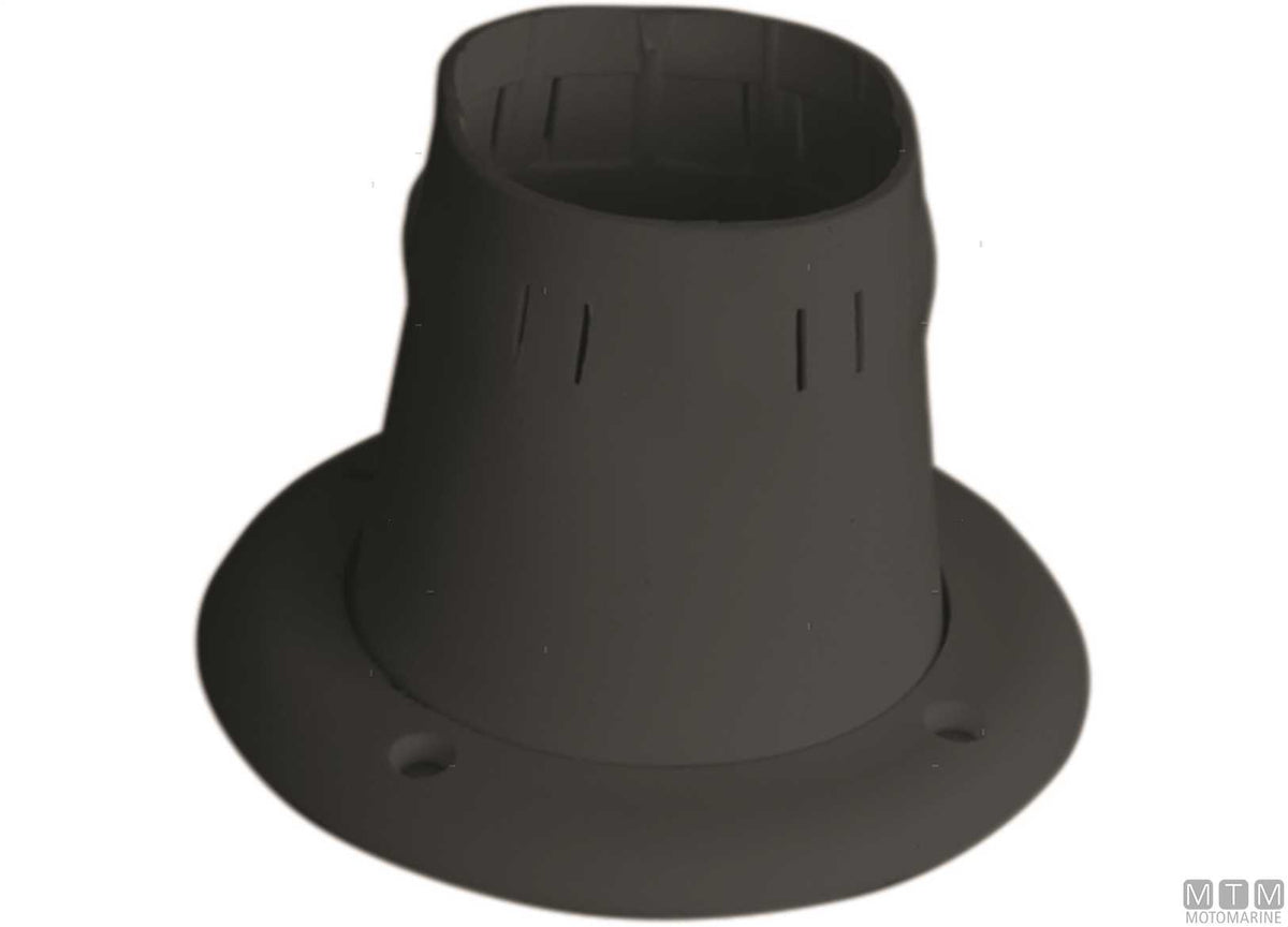 Bulkhead fitting cover clamp black Ø105 mm - original photo Motomarine Srl