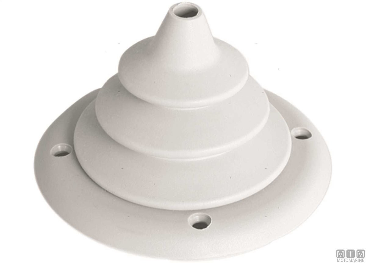 Bulkhead fitting cover M grey Ø102 mm - original photo Motomarine Srl