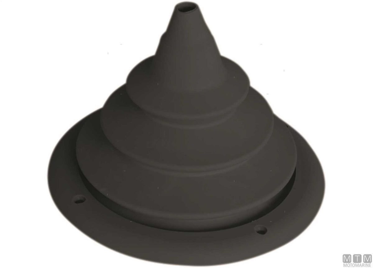 Bulkhead fitting cover L grey Ø150 mm - original photo Motomarine Srl
