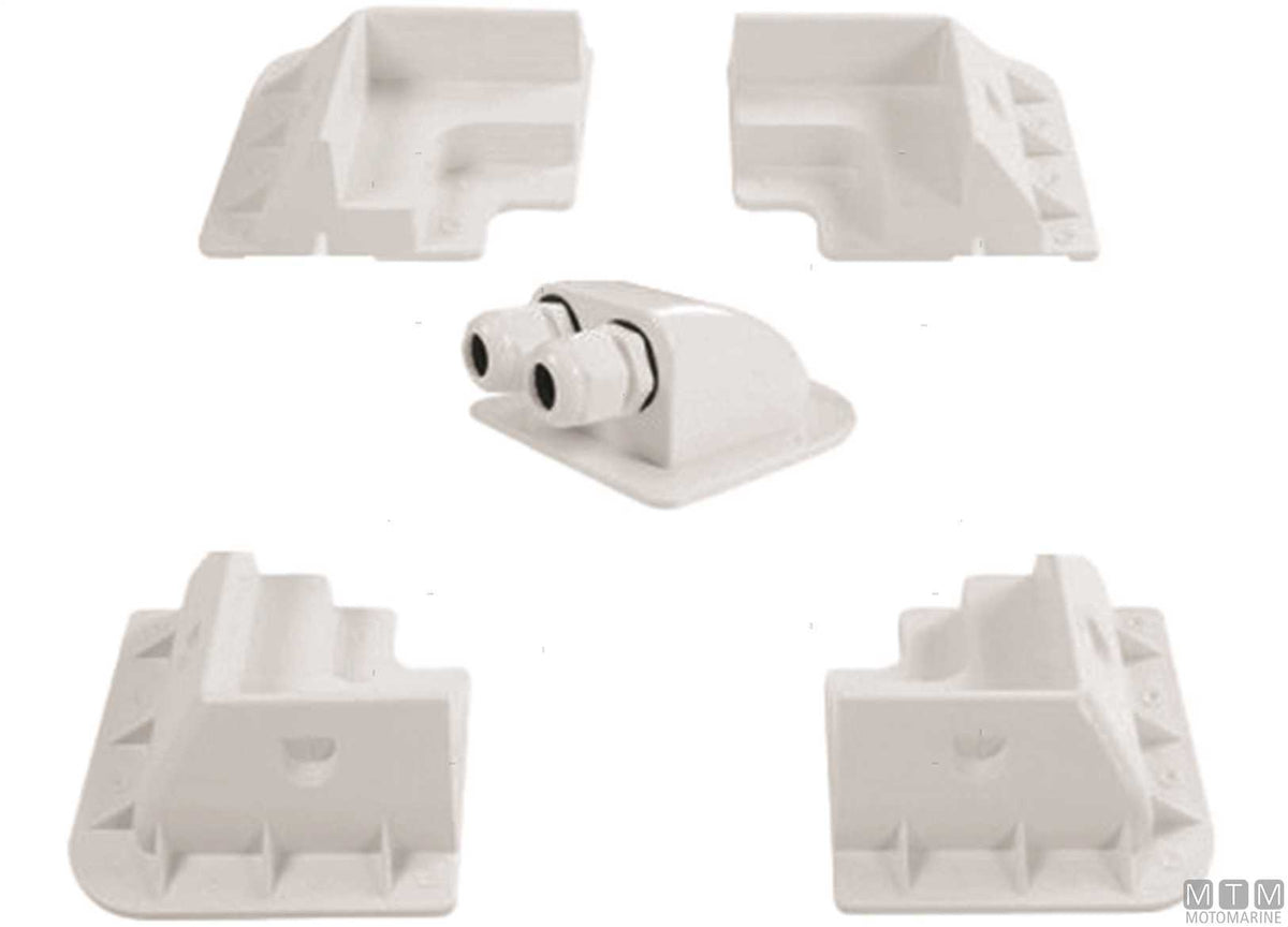 Solar Panel Mounting Kit Black - original photo Motomarine Srl