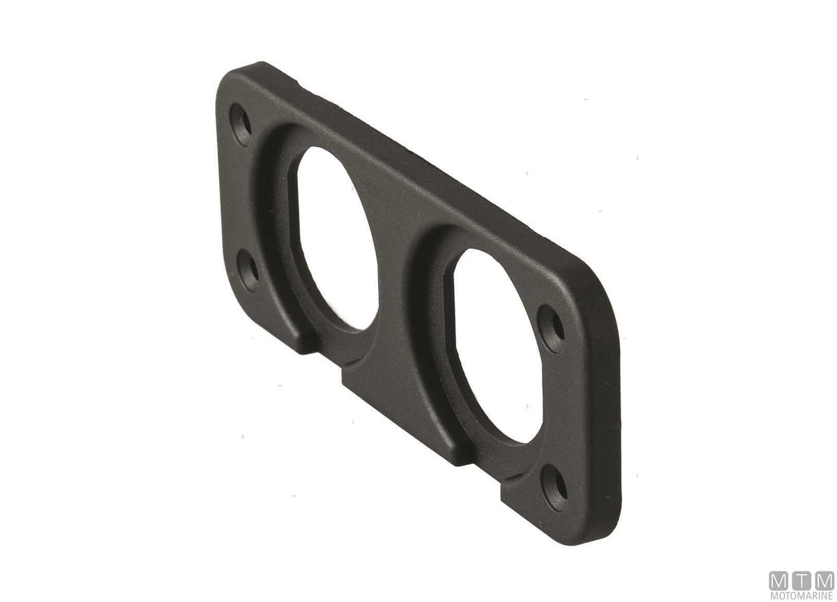 Socket panel frame, 2 positions - original photo Motomarine Srl