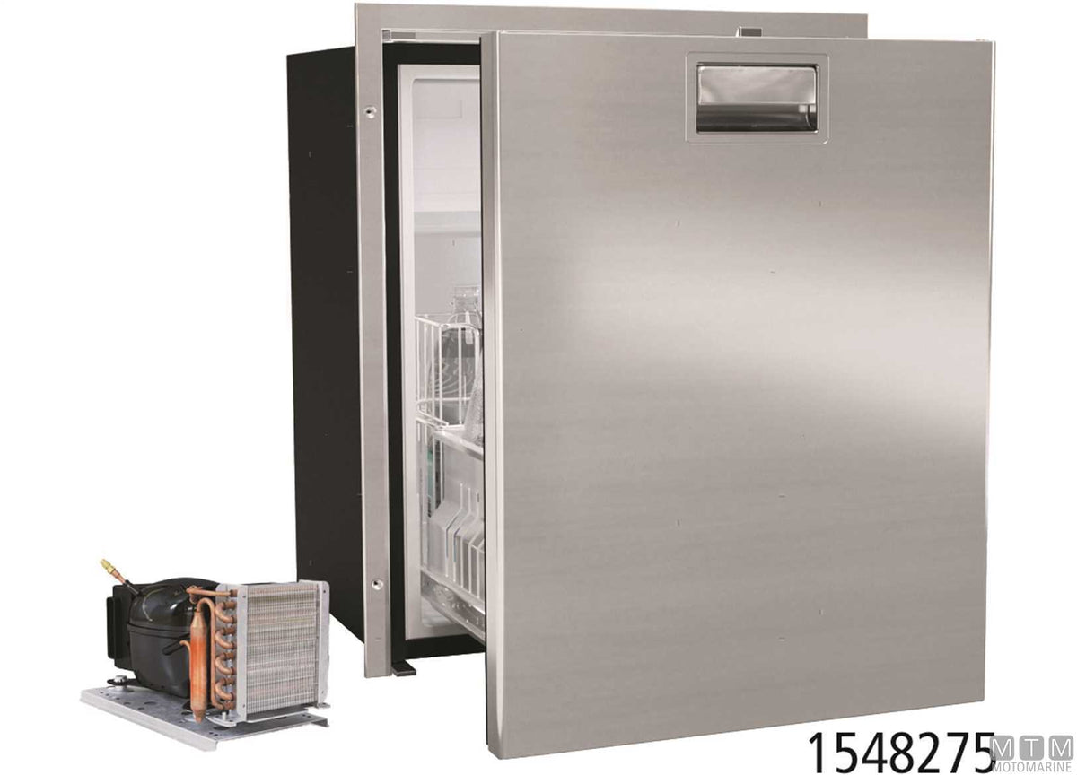 VF DW35 RFX 35 L drawer fridge, stainless steel, external compressor - original photo Motomarine Srl