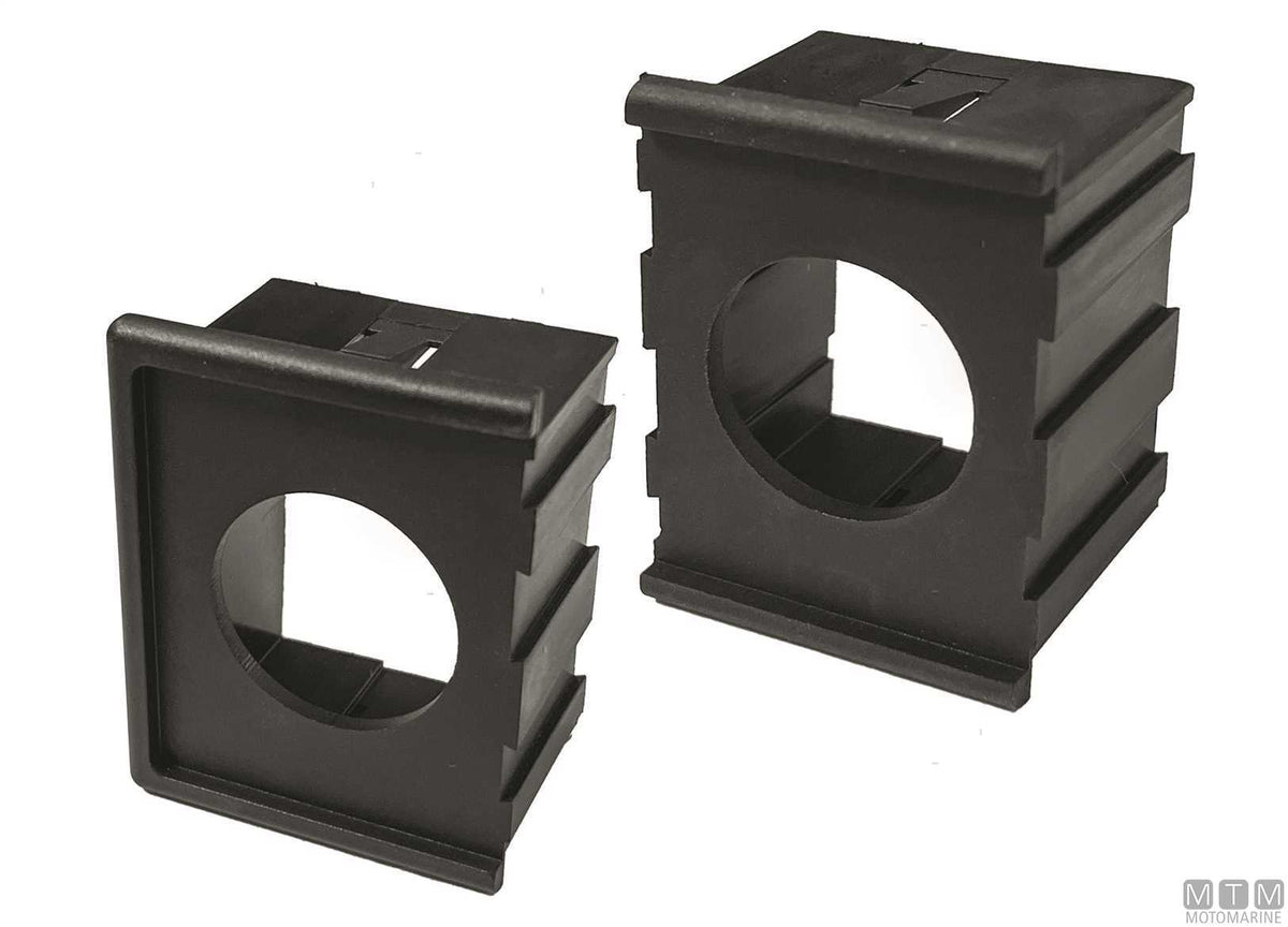 Side flush-mount socket panel frame - original photo Motomarine Srl