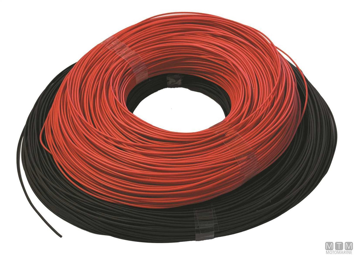 Red heat-shrink sleeve Ø4 mm 200 m - original photo Motomarine Srl