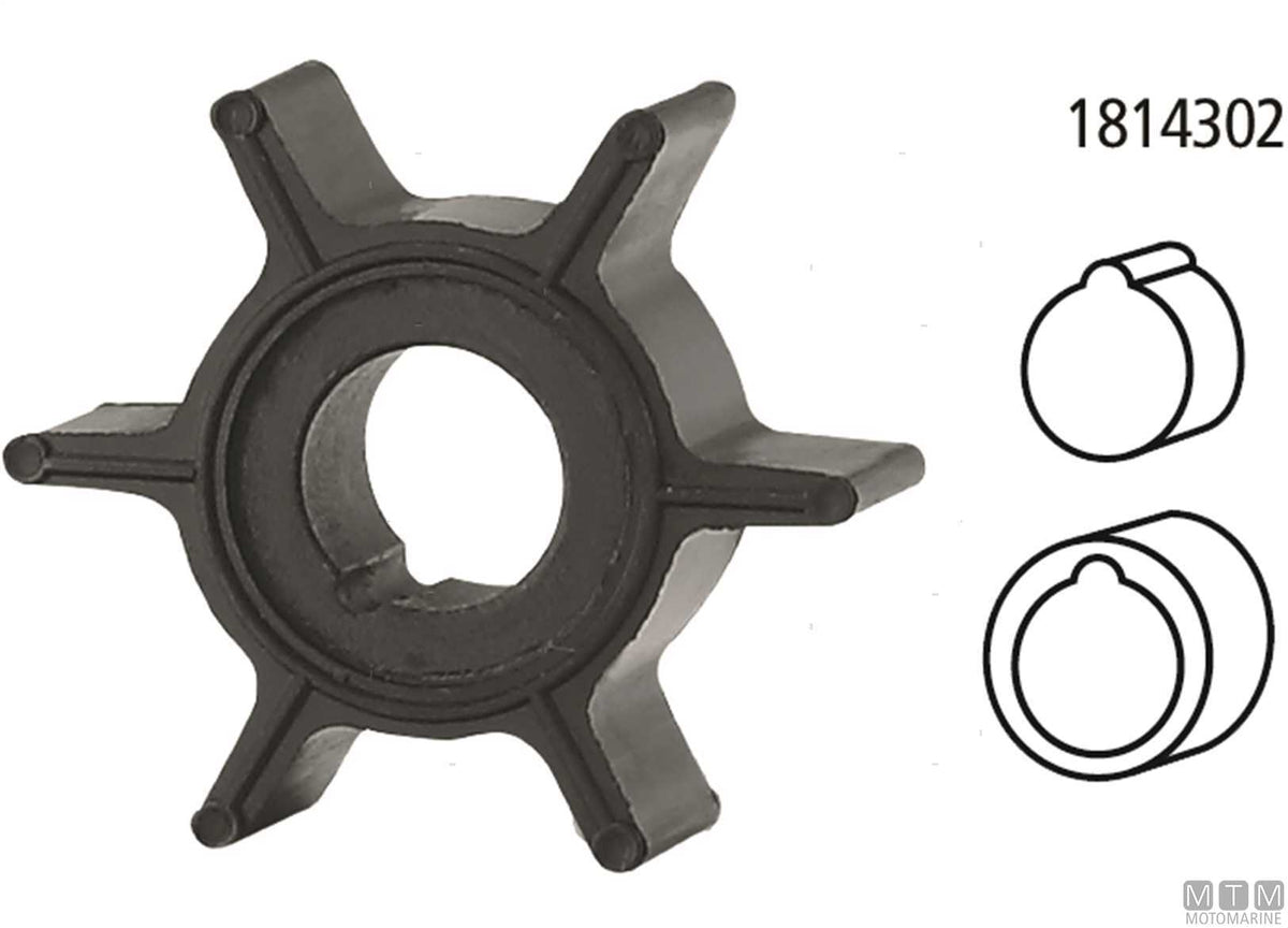 Impeller MTM - OEM Mercury 47-85089-10 - original photo Motomarine Srl