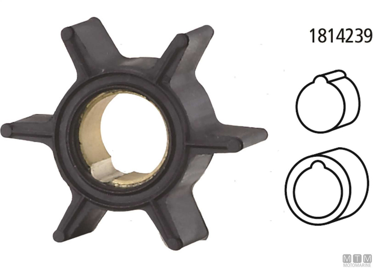 Impeller MTM - OEM Mercury 47-85089-10 - original photo Motomarine Srl