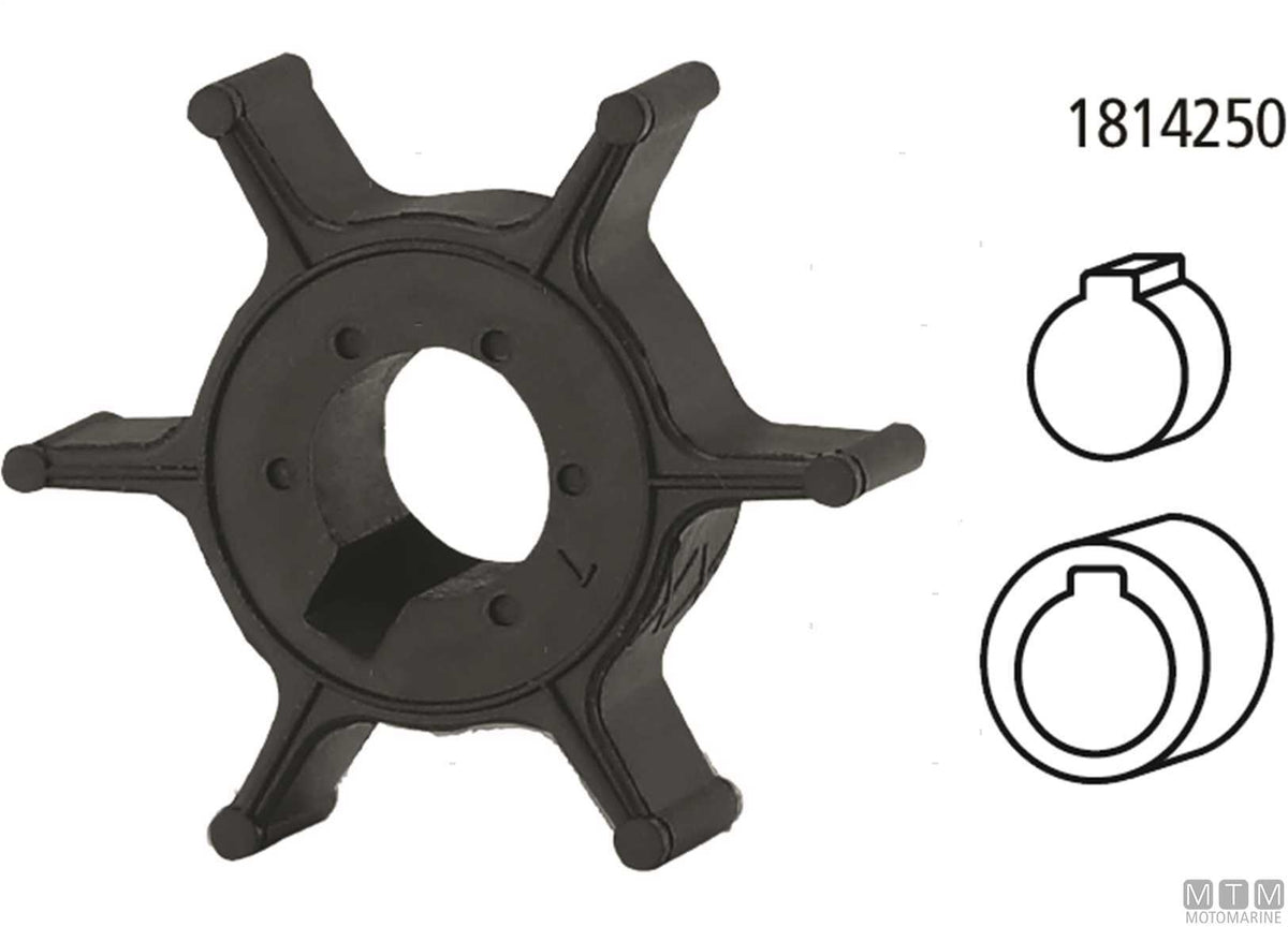 Impeller MTM - OEM Yamaha 6E0-44352-00 - original photo Motomarine Srl