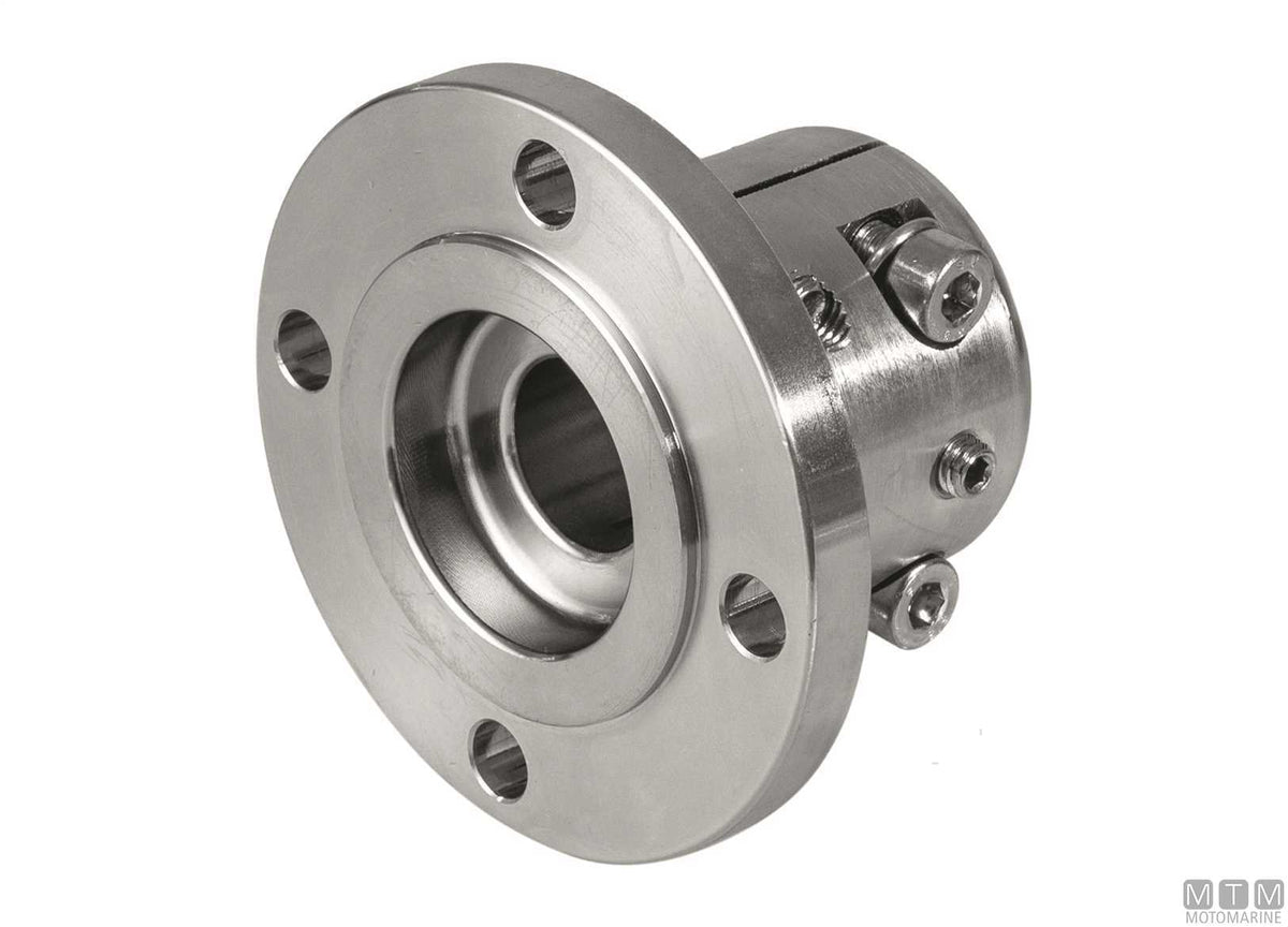 C45 coupling flange for Ø30 mm shaft, D127 mm - original photo Motomarine Srl