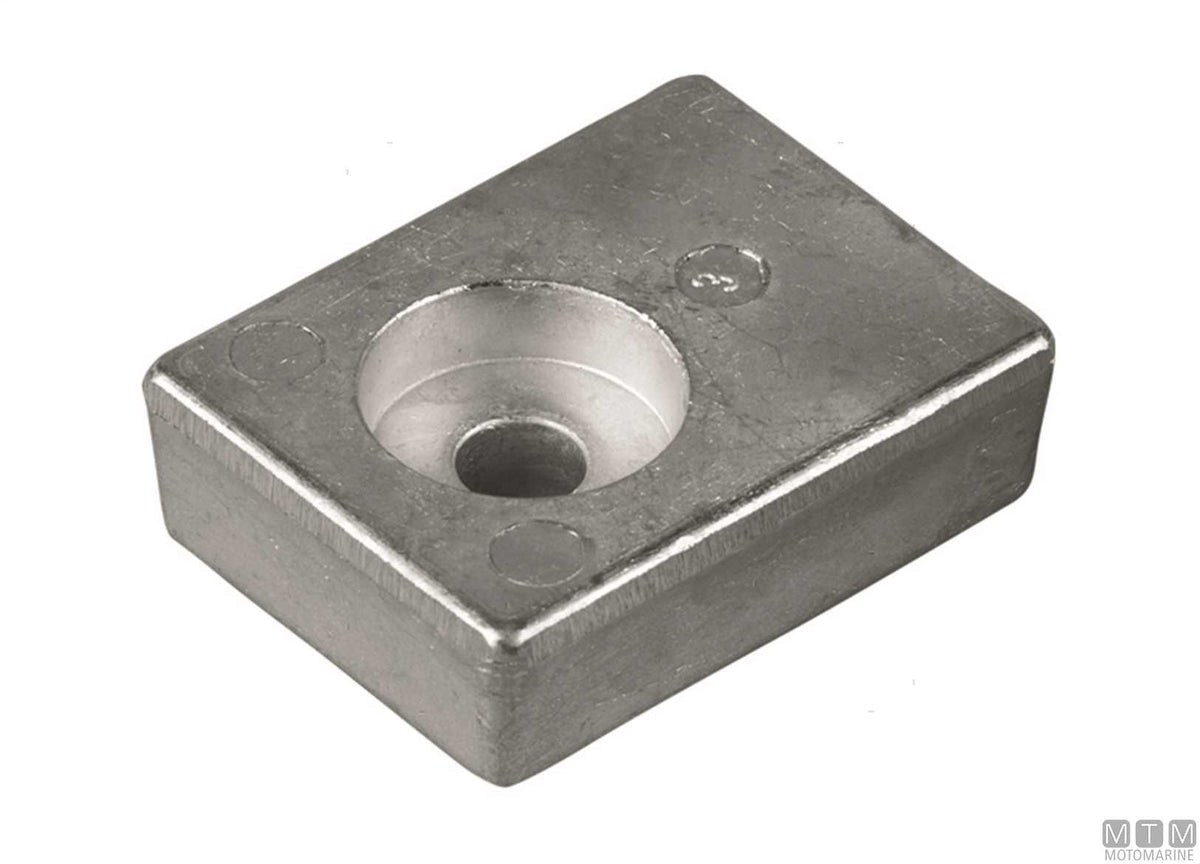 Plate anode for Suzuki 25-115 HP in aluminium - original photo Motomarine Srl