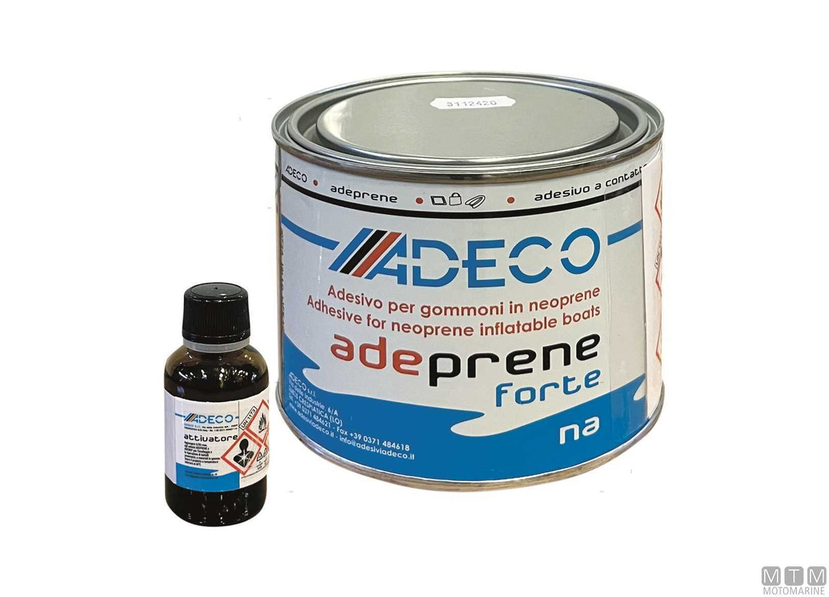 Contact adhesive Adeprene Forte 125 ml with activator 10 ml - original photo Motomarine Srl
