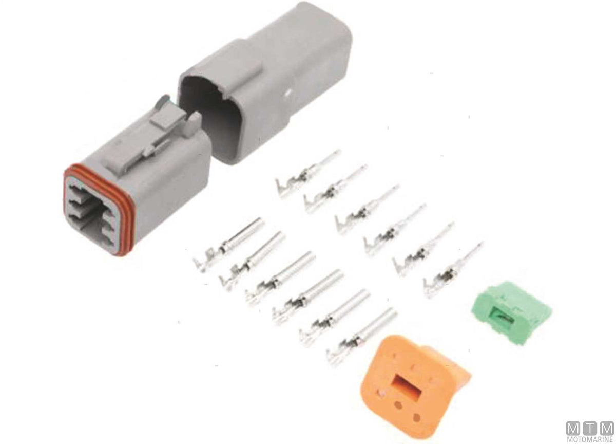 Quick connector D-Type 8-pole - original photo Motomarine Srl