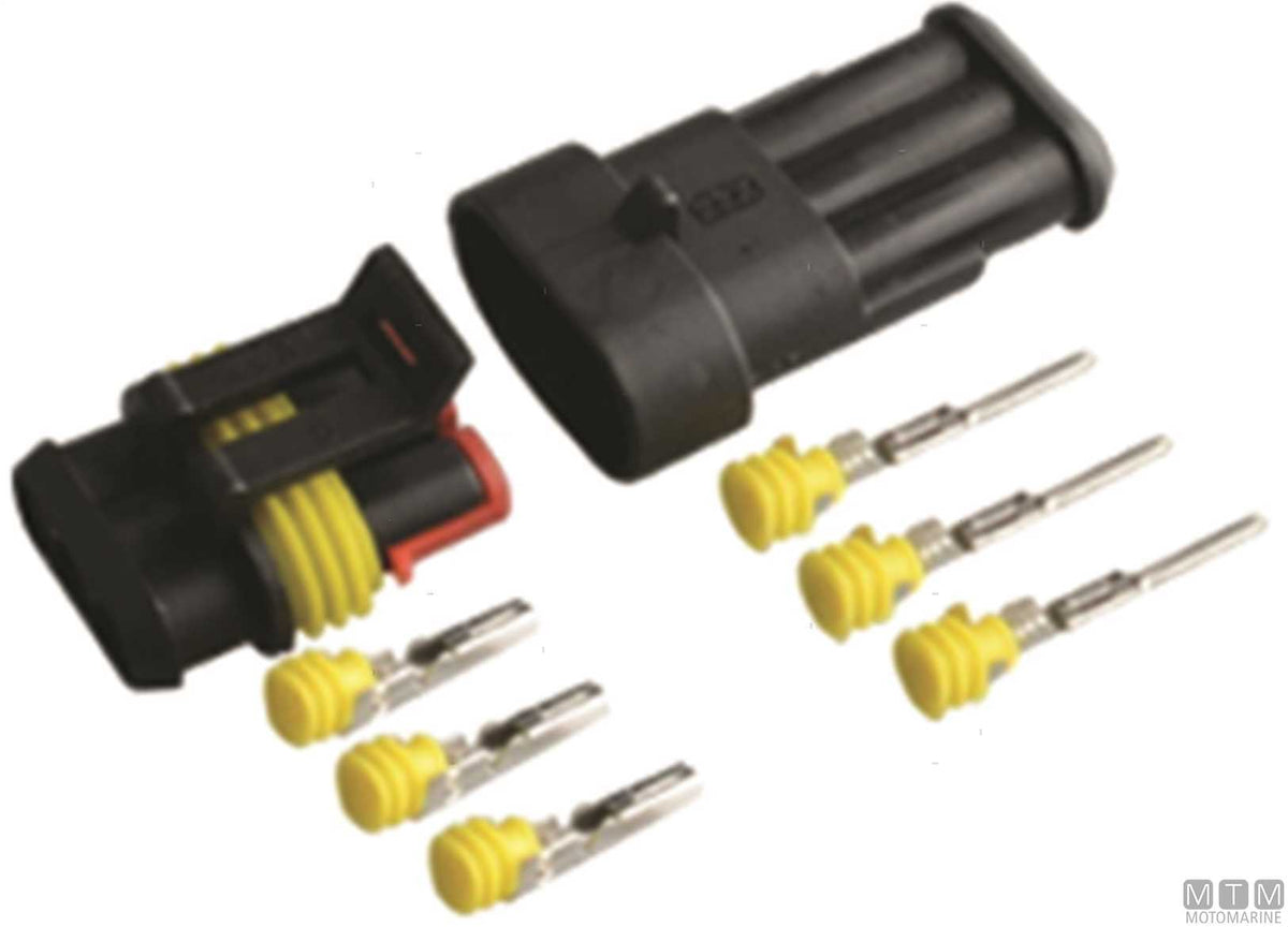 Quick connector T-Type 2-pole - original photo Motomarine Srl