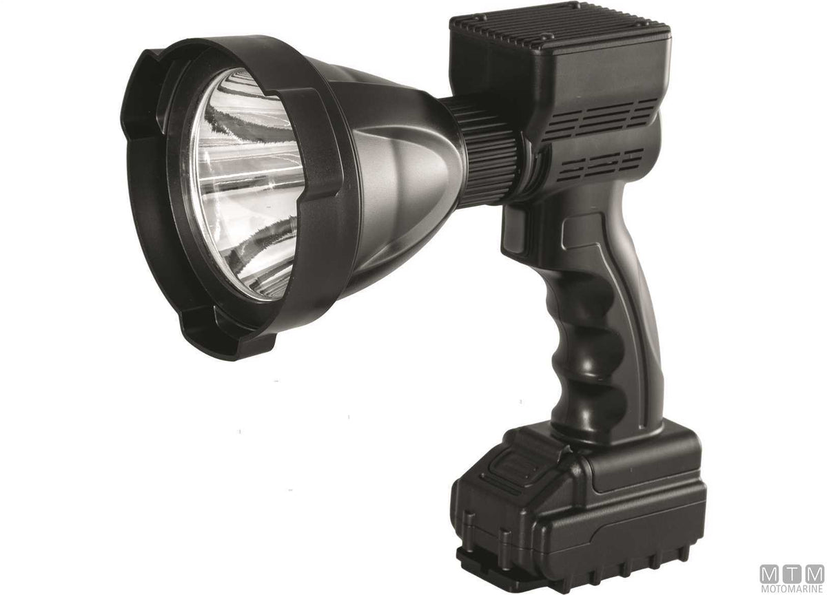 LED handle torch with rechargeable battery, 65 W - original photo Motomarine Srl