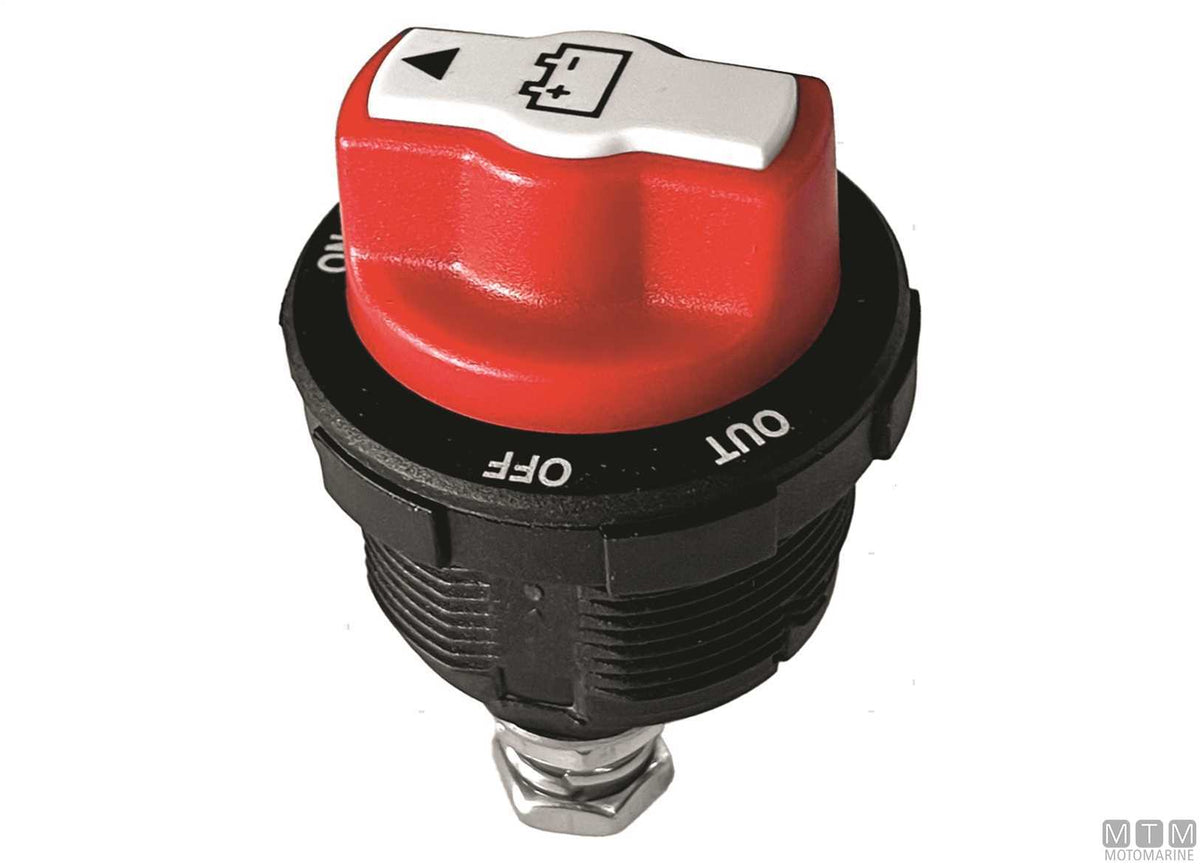 Battery disconnect switch Mini 200 A - original photo Motomarine Srl