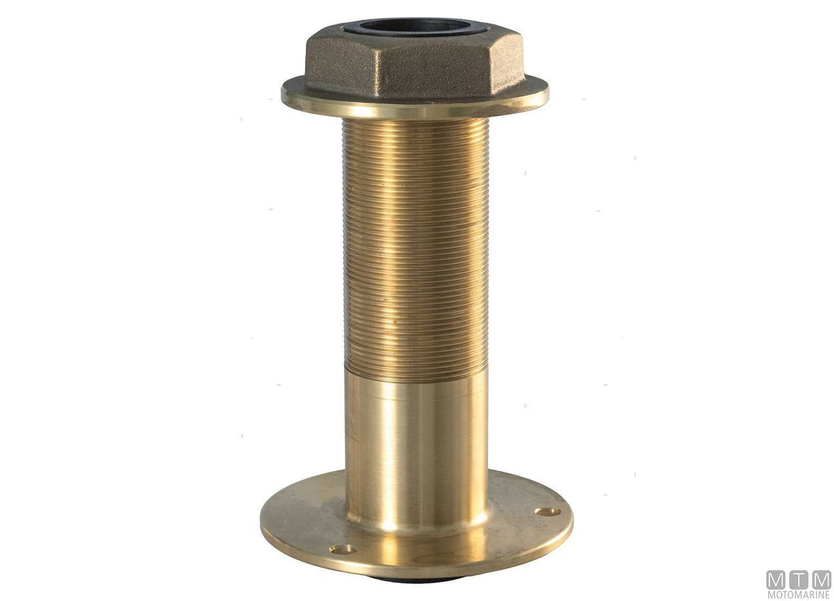 Bronze rudder tube head with 13° inclined base - original photo Motomarine Srl