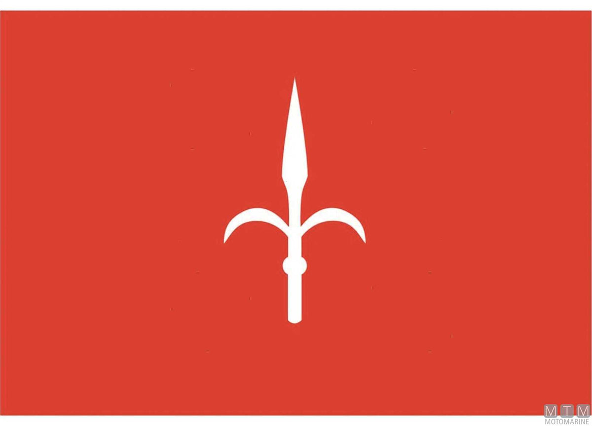 Trieste flag 100x150 cm - original photo Motomarine Srl