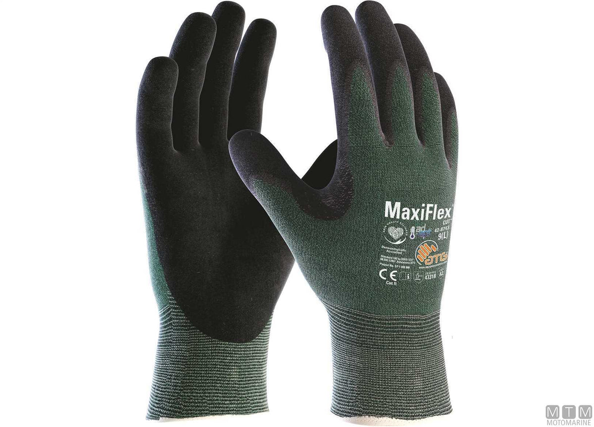 Cut-resistant work gloves Maxiflex Antitaglio 10 - original photo Motomarine Srl