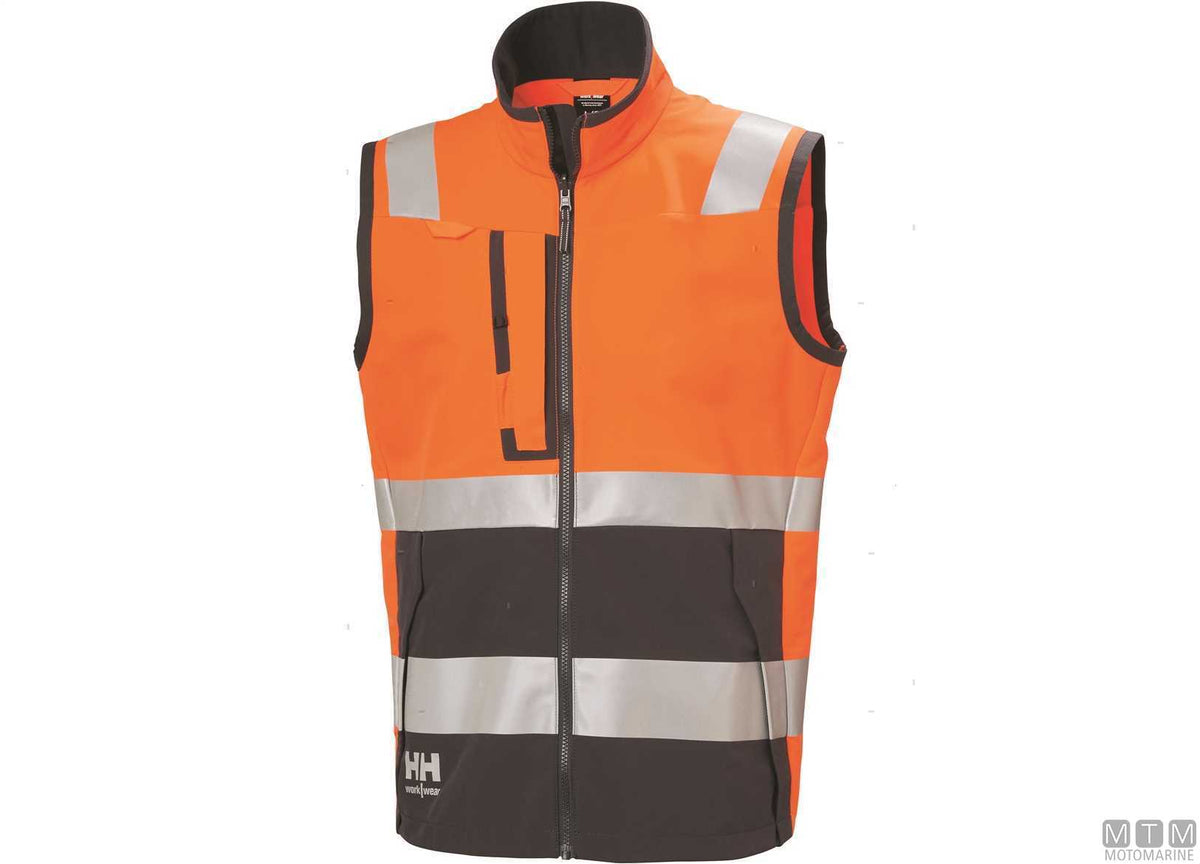 Technical vest H/H WW Alna 4X 269 Hi-Vis orange L - original photo Motomarine Srl