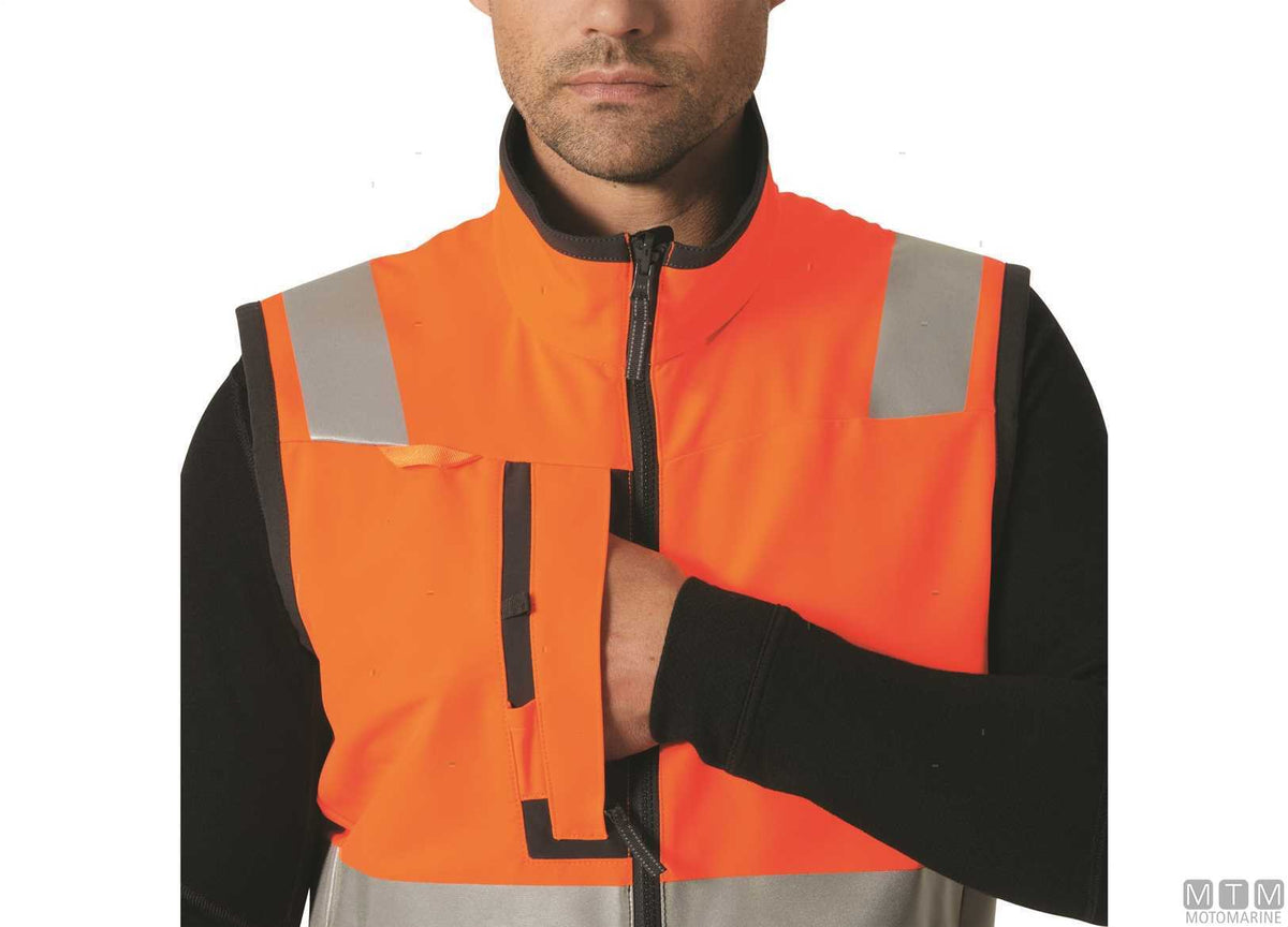 Technical vest H/H WW Alna 4X 269 Hi-Vis orange L - original photo Motomarine Srl