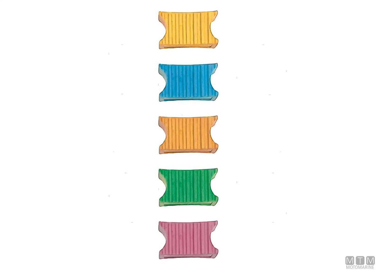 Chain marker Easy 12 mm blue pack of 8 pcs - original photo Motomarine Srl