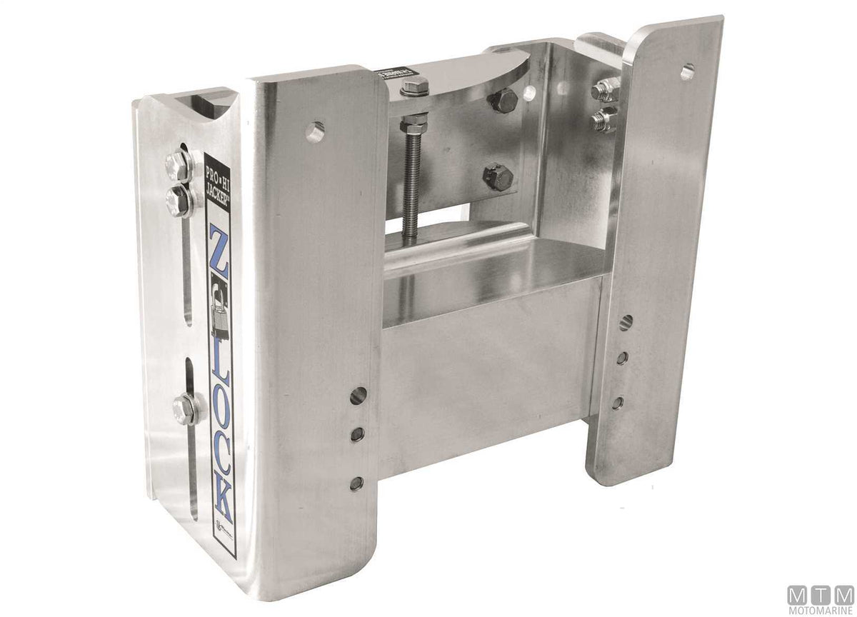 Manual outboard jack plate Z-Lock 6" - original photo Motomarine Srl