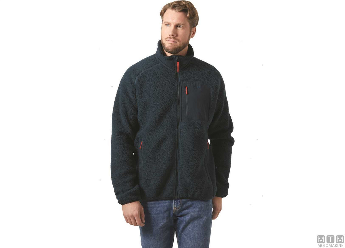 H/H Panorama fleece jacket 597 navy blue L - original photo Motomarine Srl