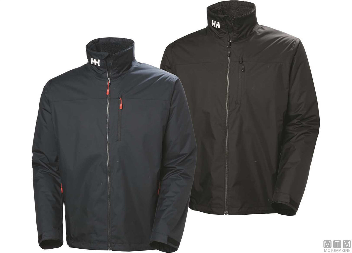 H/H Crew fleece jacket with hood 597 navy L - original photo Motomarine Srl