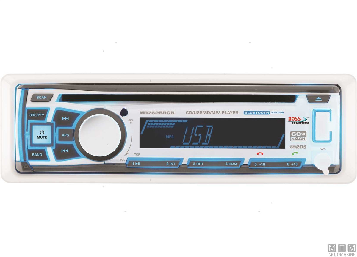 Boss MR762BRGB radio-player - original photo Motomarine Srl