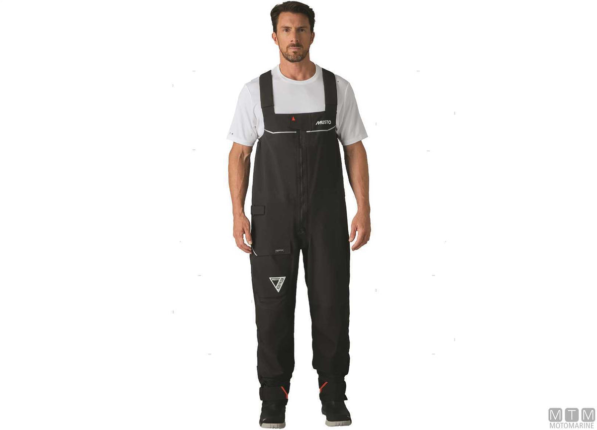 Musto BR3 Pertex Offshore Salopette 990 black L - original photo Motomarine Srl