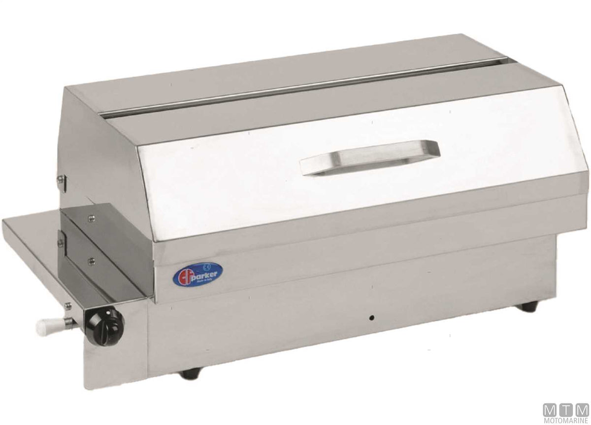 Solenautic Parker gas barbecue, stainless steel 18/8 - original photo Motomarine Srl