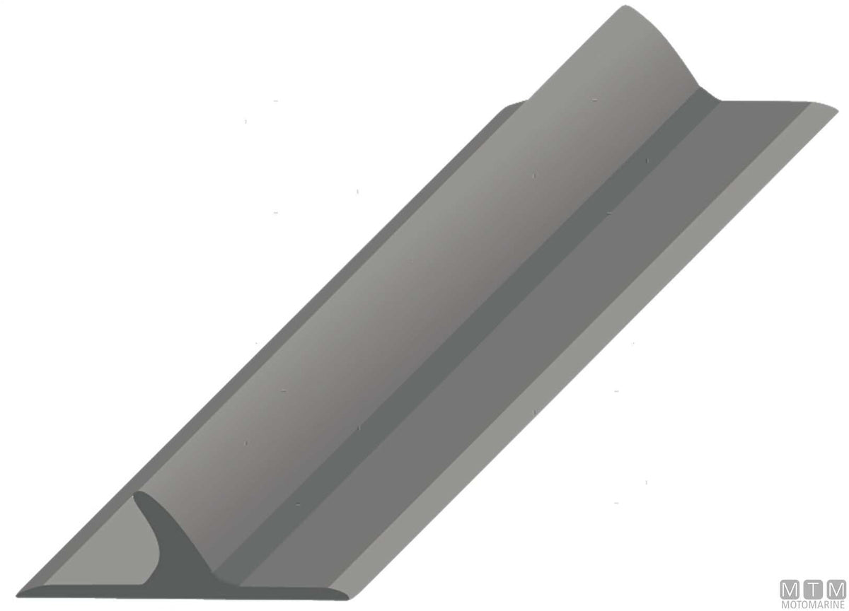 Grey rubber profile for tubes - original photo Motomarine Srl