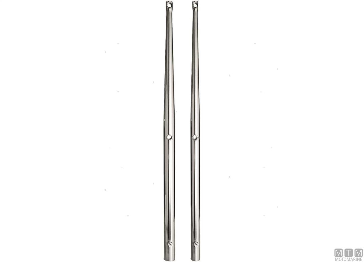 Stanchion h650 mm Ø30 mm stainless steel 316 - original photo Motomarine Srl