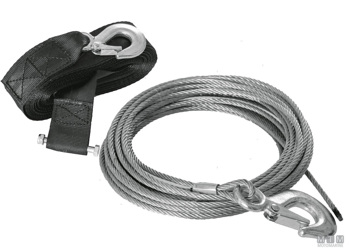 Strap for trailer winch 50 mm, 8 m - original photo Motomarine Srl