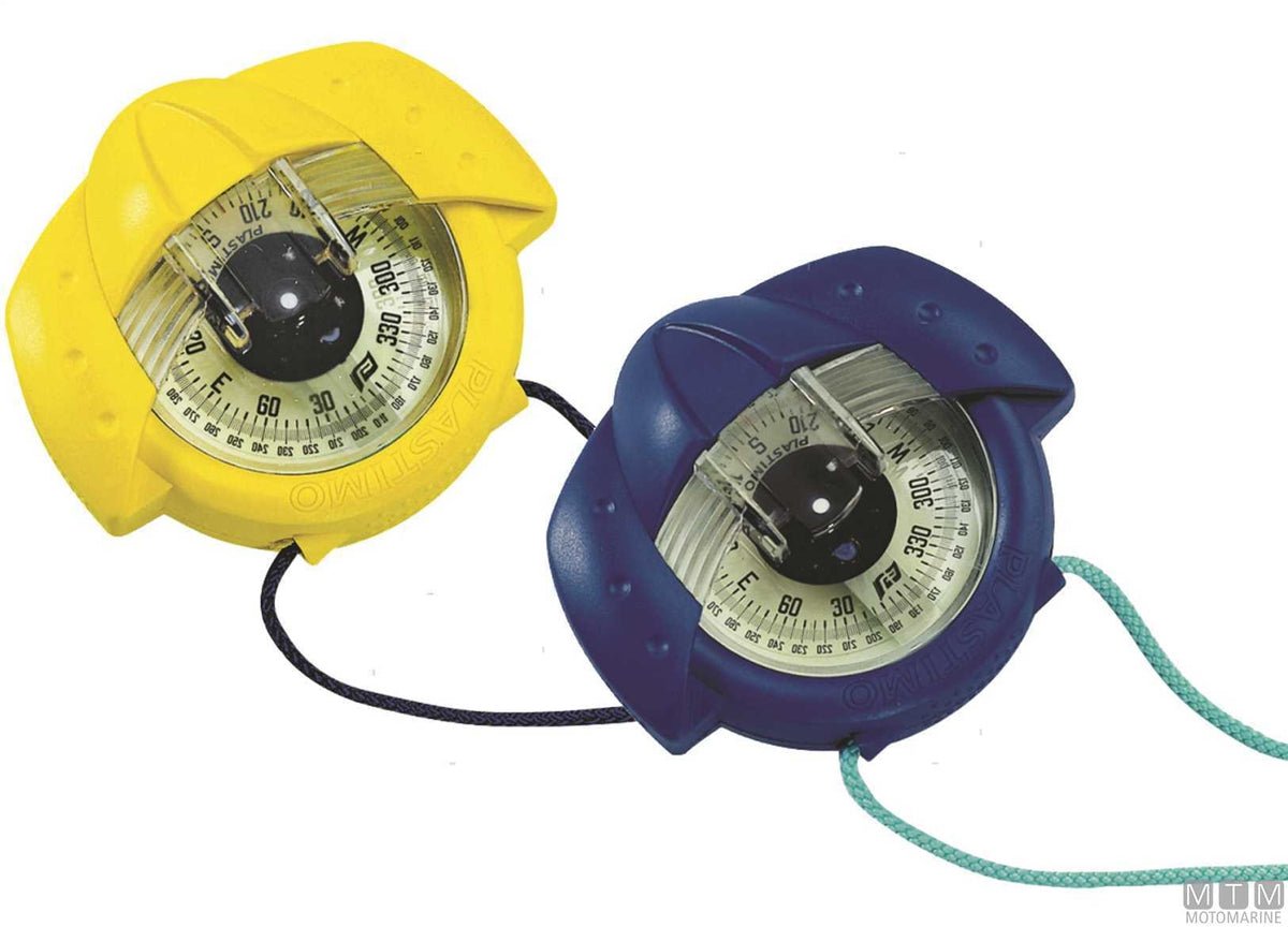 Plastimo Iris 50 hand bearing compass, blue - original photo Motomarine Srl