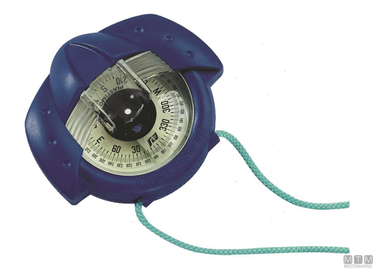 Plastimo Iris 50 hand bearing compass, blue - original photo Motomarine Srl
