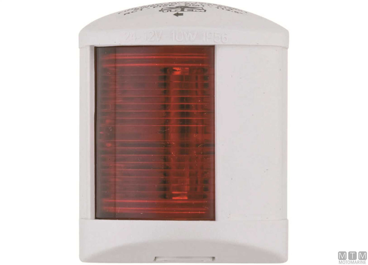 Green side navigation light LED Midi white 58x74 mm - original photo Motomarine Srl