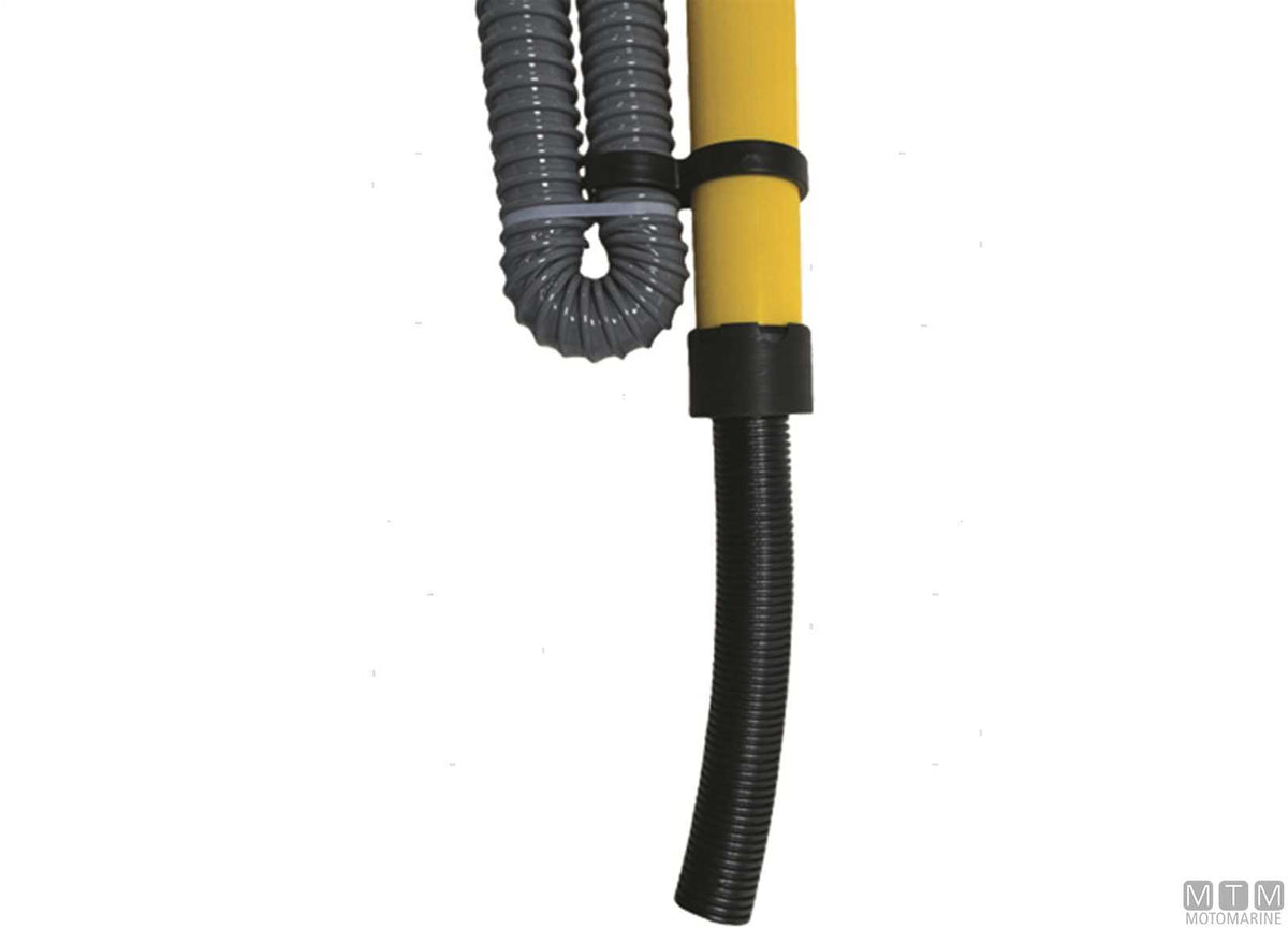 Manual bilge pump with flexible suction hose L 60 cm - original photo Motomarine Srl