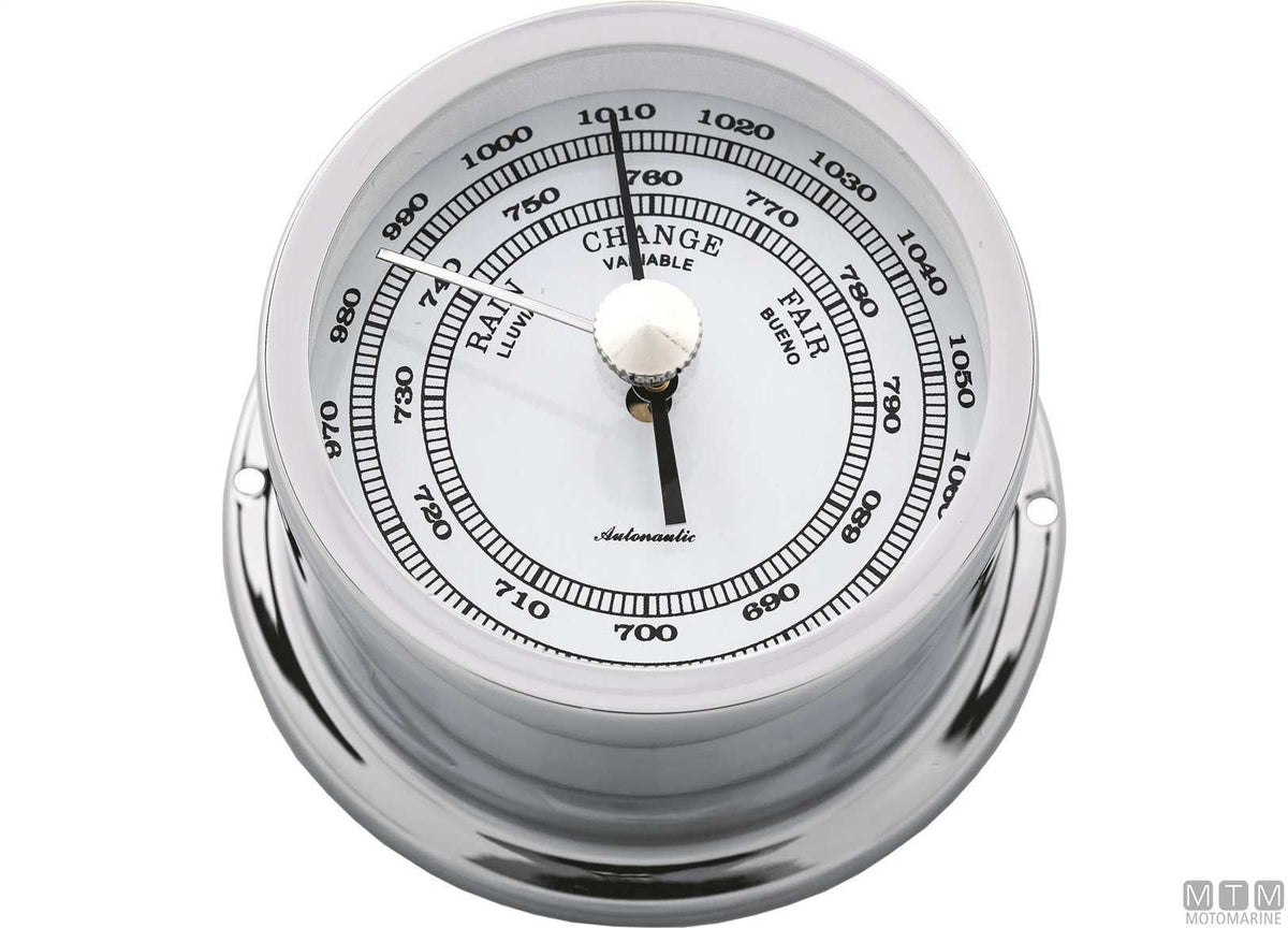 A-Nautic Pacific clock 120 mm chrome-plated brass - original photo Motomarine Srl