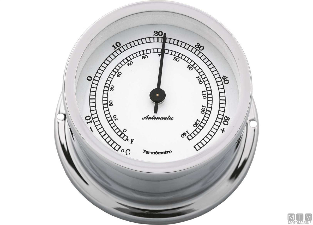 A-Nautic Pacific barometer 120 mm chrome-plated brass - original photo Motomarine Srl
