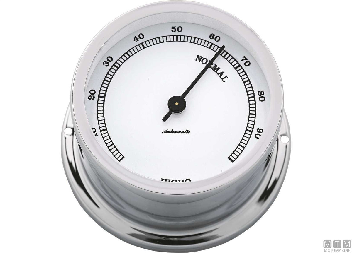 A-Nautic Minor clock 72 mm chrome-plated brass - original photo Motomarine Srl
