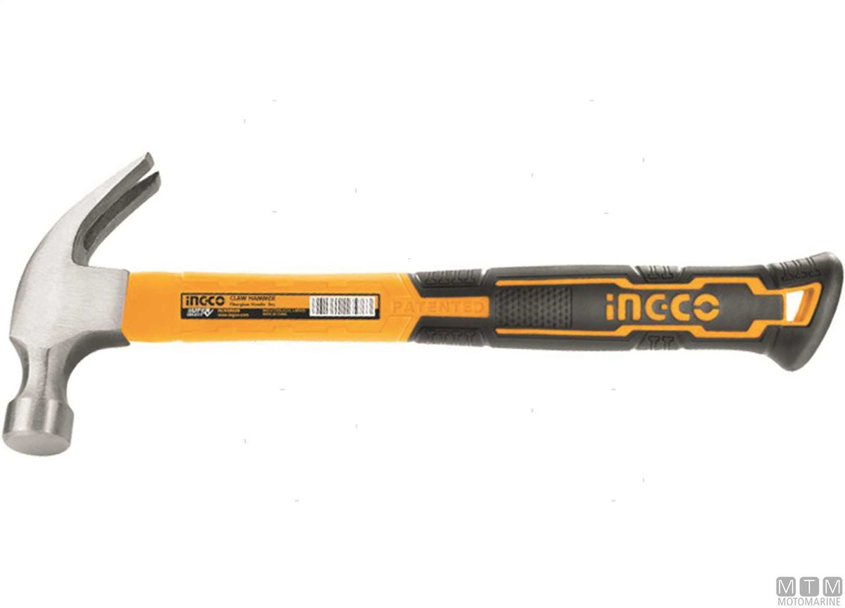 Professional carpenter's hammer 220 g - original photo Motomarine Srl