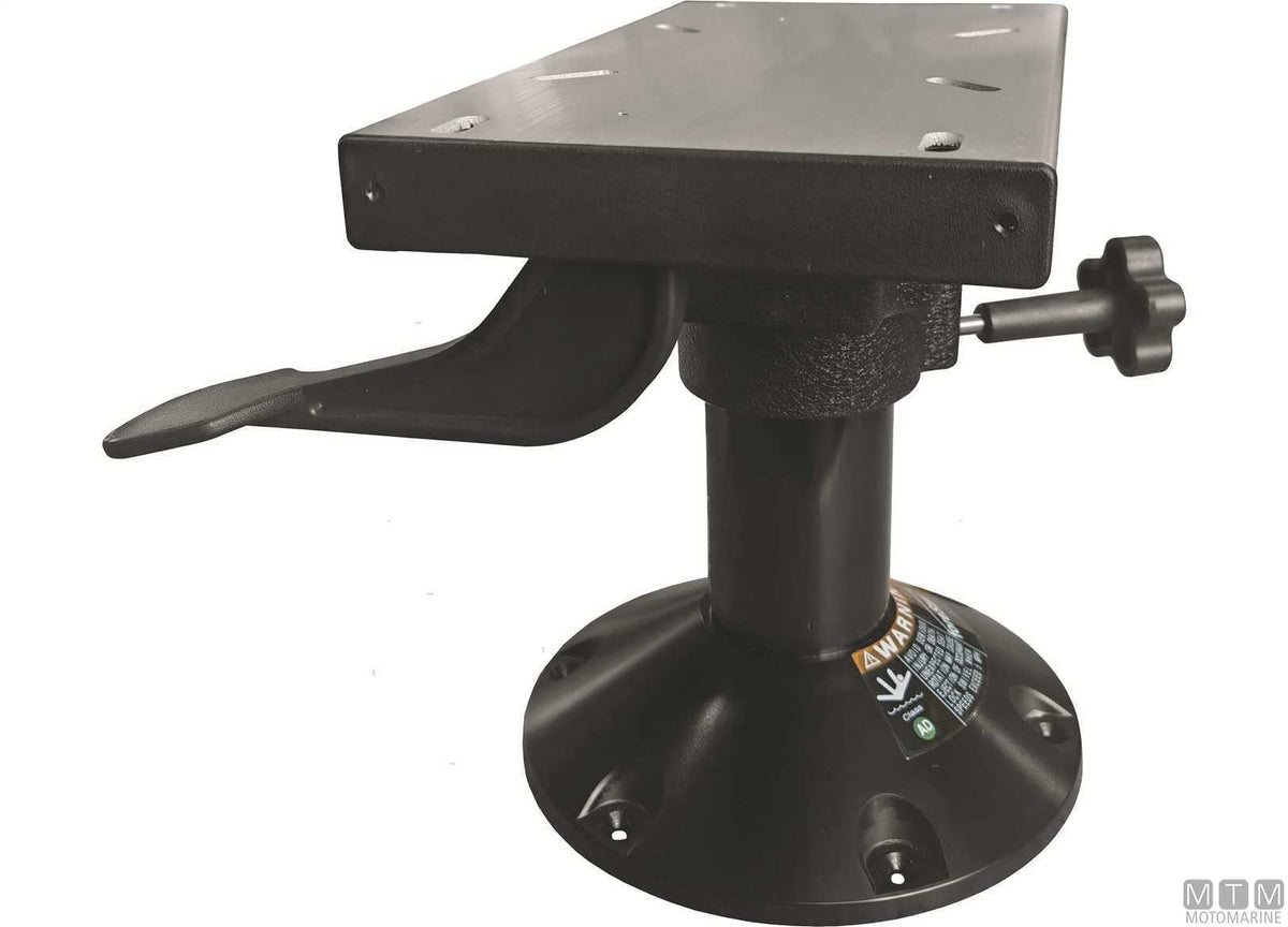 Master seat support H330 mm in black aluminium - original photo Motomarine Srl